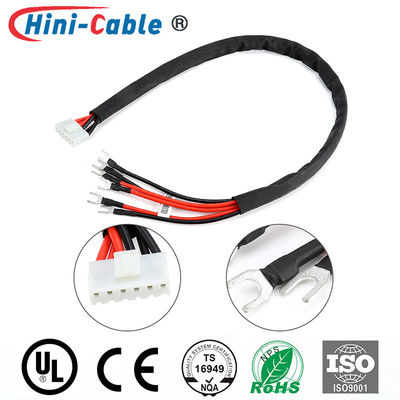 JST Pitch3.96mm 6Pin to Spade Terminals with Heat Shrink Tube Main Power Output Wire Harness Assembly