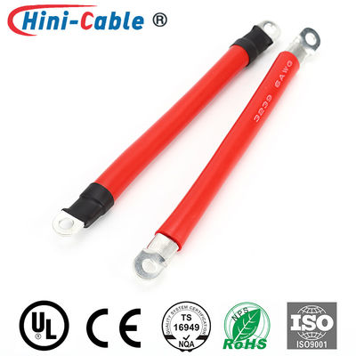 Non-Insulated Ring Terminals to Non-insulated Ring Terminals with Heat Shrink Tube Power Output Wire