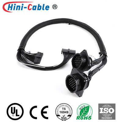 Pitch 3.0mm 2x12Pin to 24Pin Power Supply Connection Cable 20AWG