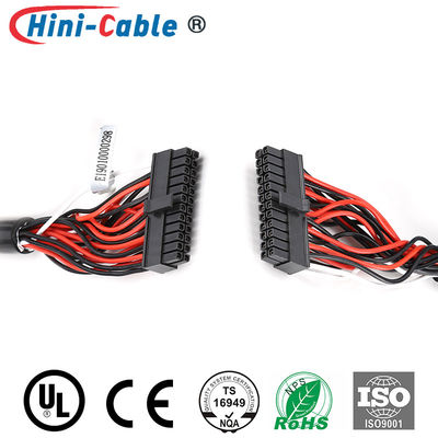Molex Pitch 3.0mm 2x12Pin Female Shielded Wire Harness VDE