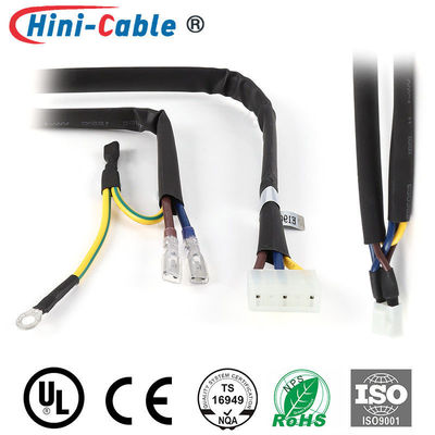 260mm 18AWG Car Wire Harness 4.2mm 3Pin To Female Ring Terminal